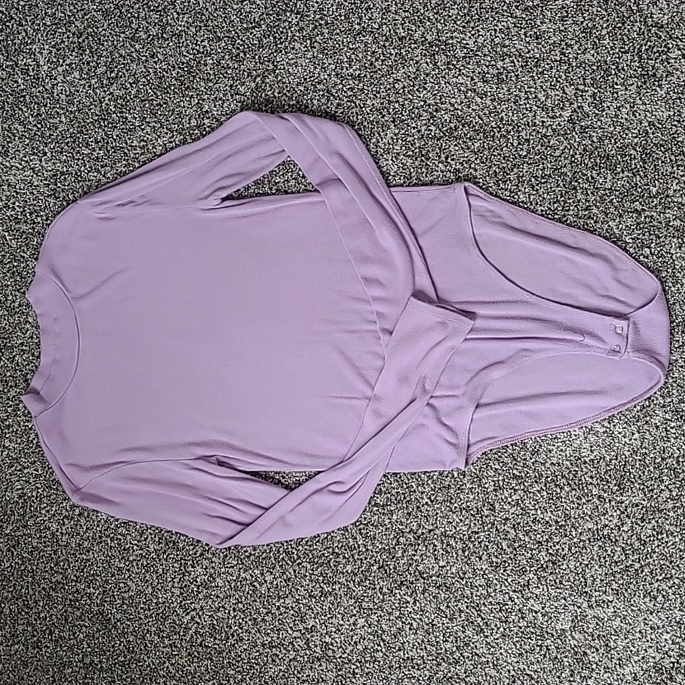 Apt. 9 Ribbed Long Sleeve Bodysuit